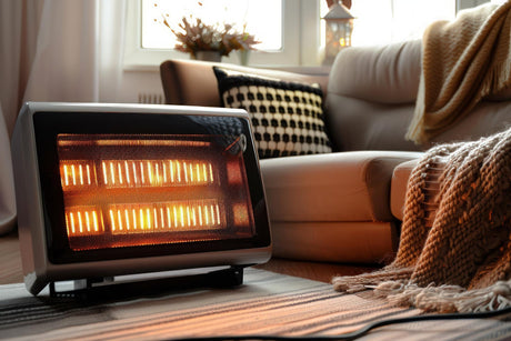 a heater inside a modern home