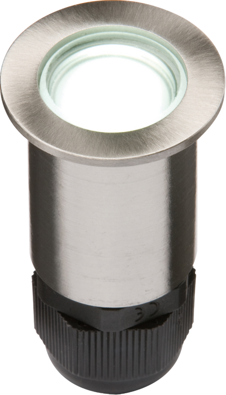 IP67 24V Small Stainless Steel Ground Fitting with 4 White LEDs