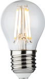 ML Accessories 230V 4W LED ES Clear Golf Ball Filament Lamp - Warm White