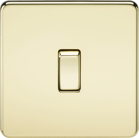 10AX 1G 2-way Switch - Polished Brass