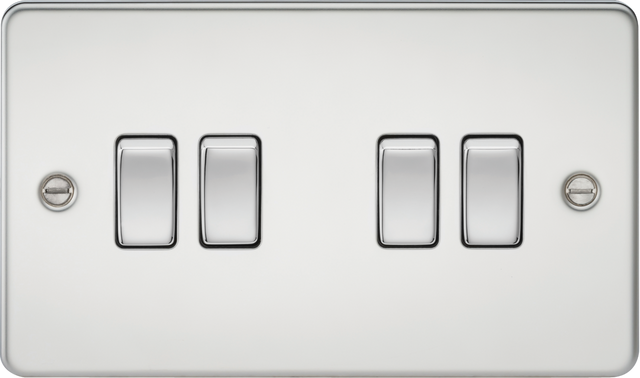 10AX 4G 2-Way Switch - Polished Chrome