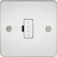 13A Fused Spur Unit - Polished Chrome with Ultra Low Profile Design