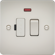 13A Switched Fused Spur Unit with Neon - Pearl