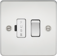 13A Switched Fused Spur Unit - Polished Chrome