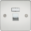 RJ45 Network Outlet - Polished Chrome