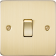 10AX 1G 2-way Switch in Brushed Brass