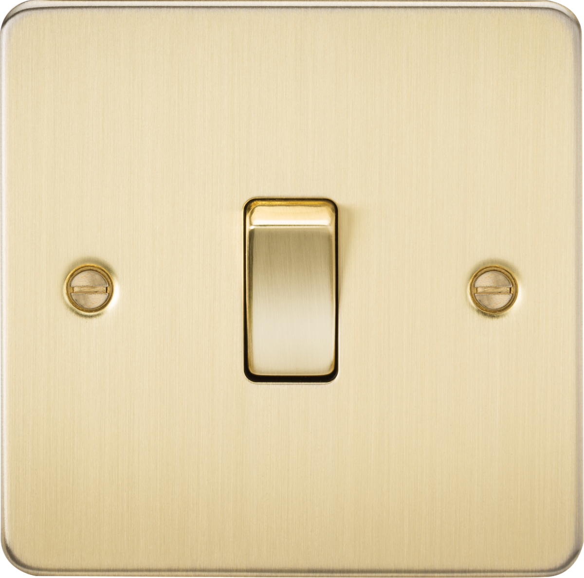 10AX 1G 2-way Switch in Brushed Brass