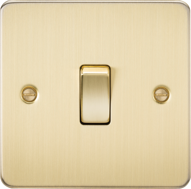 10AX 1G 2-way Switch in Brushed Brass