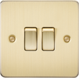 10AX 2G 2-way Switch - Brushed Brass