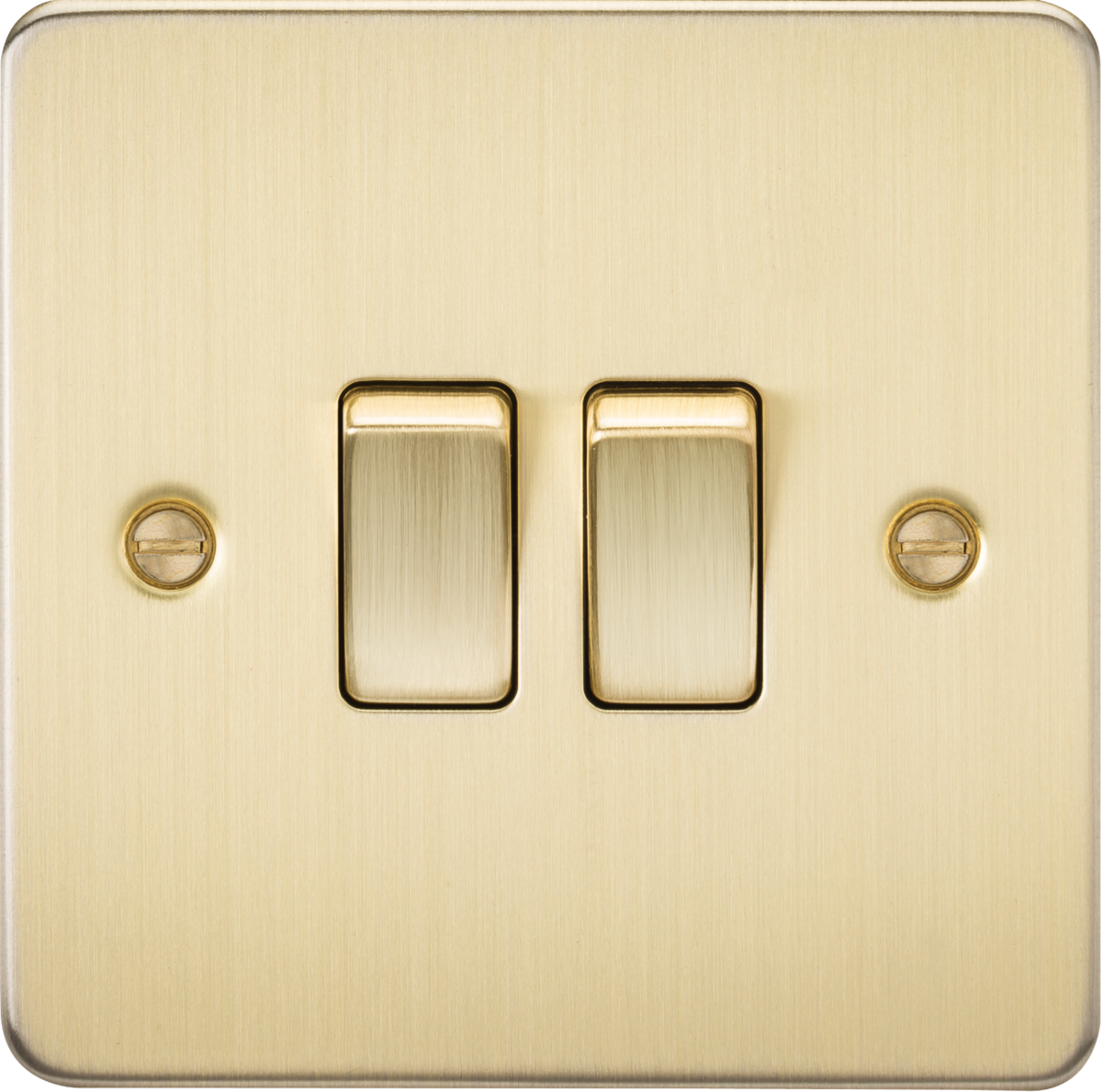 10AX 2G 2-way Switch - Brushed Brass