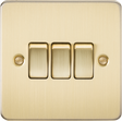 10AX 3G 2-Way Switch - Brushed Brass
