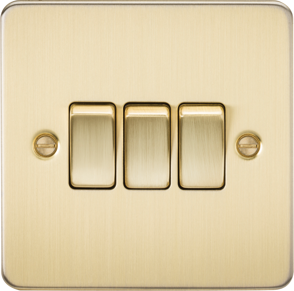 10AX 3G 2-Way Switch - Brushed Brass