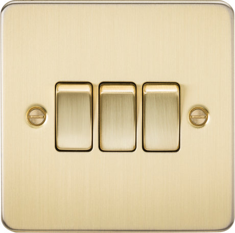 10AX 3G 2-Way Switch - Brushed Brass