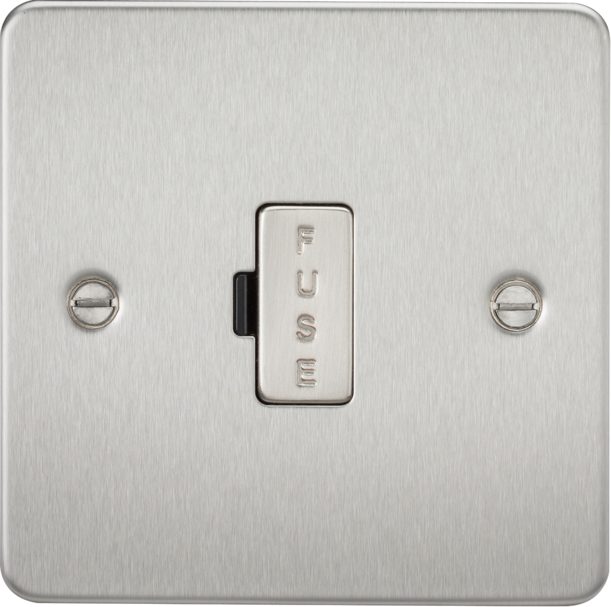 13A Fused Spur Unit - Brushed Chrome