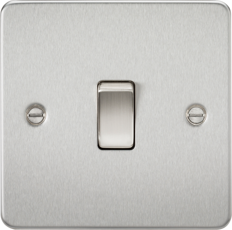 ML Accessories 20A 1G DP Switch - Brushed Chrome