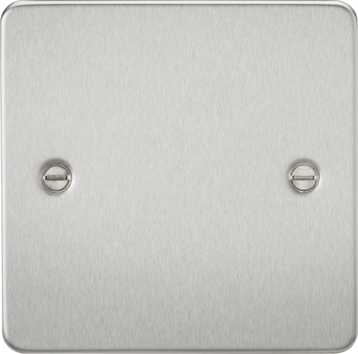 1G Blanking Plate - Brushed Chrome