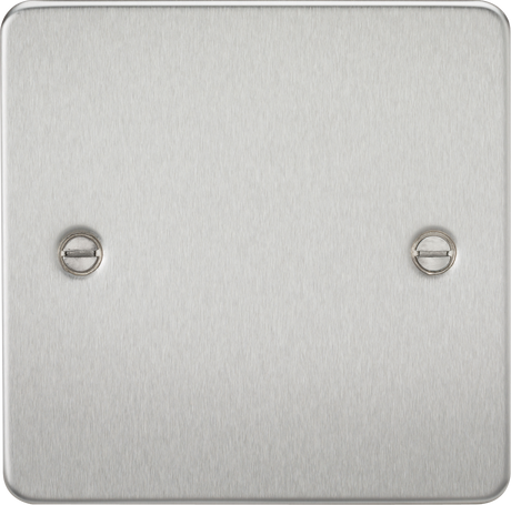 1G Blanking Plate - Brushed Chrome