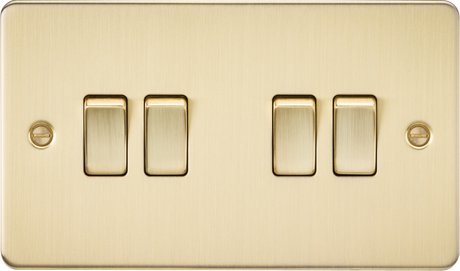 10AX 4G 2-Way Switch - Brushed Brass
