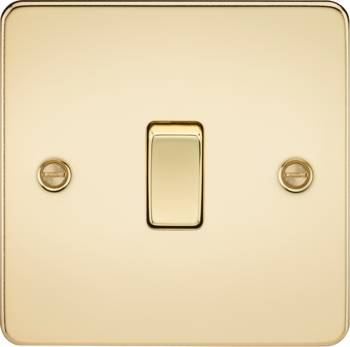 20A 1G DP Switch - Polished Brass - 1200x1190