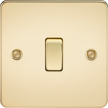 20A 1G DP Switch - Polished Brass - 1200x1190