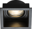 Dipa Single Fixed Square Anti-Glare Downlight in Black Finish
