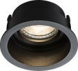 Dipa Single Fixed Round Anti-Glare Downlight - Black