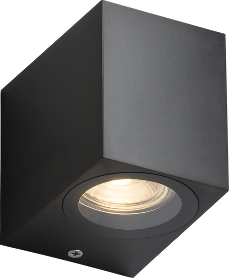 ALANA IP65 GU10 Polycarbonate Single Wall Light - Black