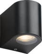 ALANA 230V IP65 GU10 Polycarbonate Single Wall Light - Black