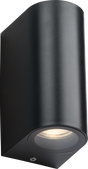 ALANA 230V IP65 GU10 Polycarbonate Up/Down Wall Light - Matte Black