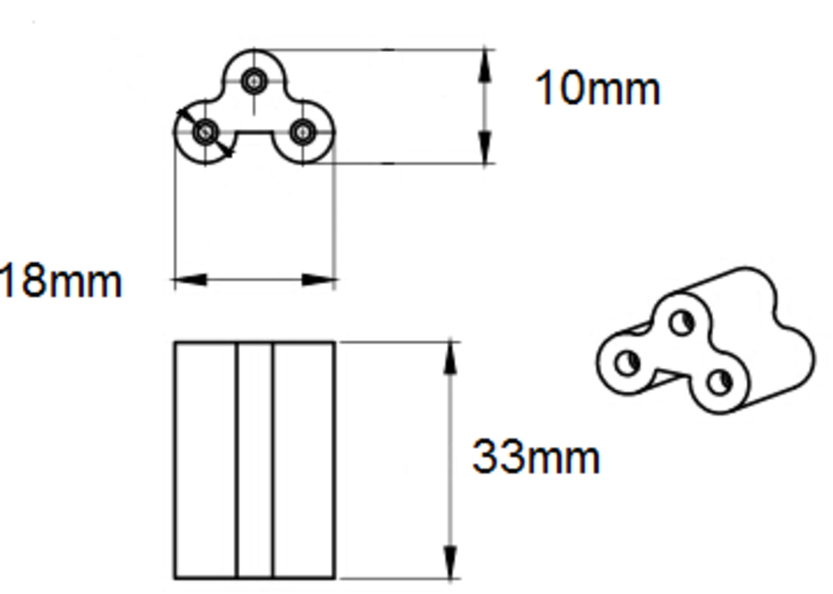 LED Under Cabinet Coupler Image