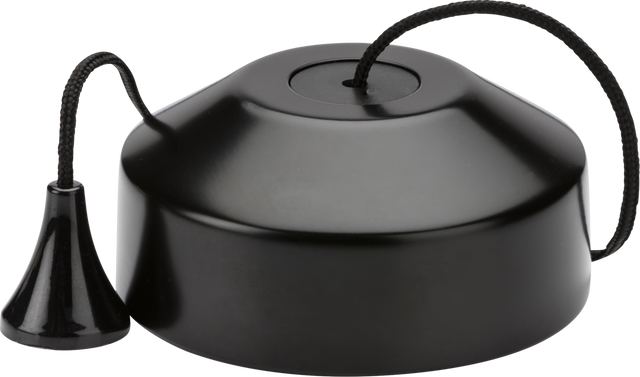 1-Way 10-150W Trailing Edge Pull Cord Dimmer Switch - Matt Black