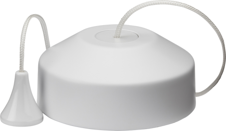 1-way 10-150W Trailing Edge Pull Cord Dimmer Switch - Matt White