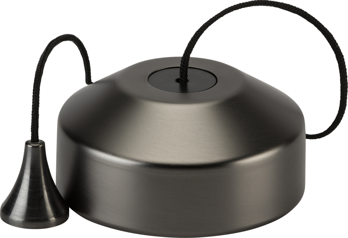 1-way 10-150W Trailing Edge Pull Cord Dimmer Switch - Smoked Bronze