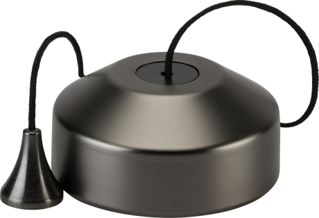 1-way 10-150W Trailing Edge Pull Cord Dimmer Switch - Smoked Bronze