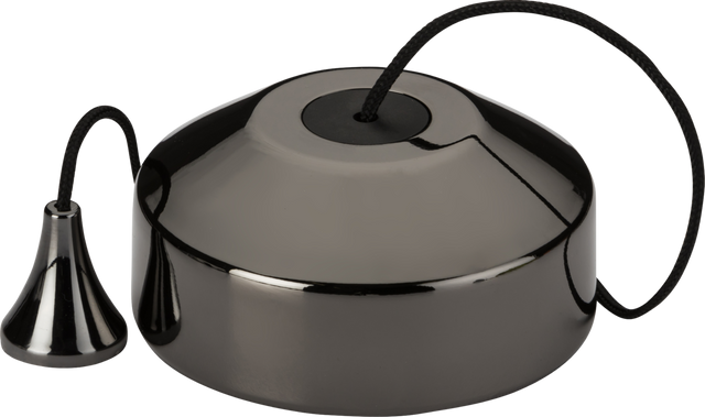 1-way 10-150W (5-100W LED) Trailing Edge Pull Cord Dimmer Switch - Black Nickel