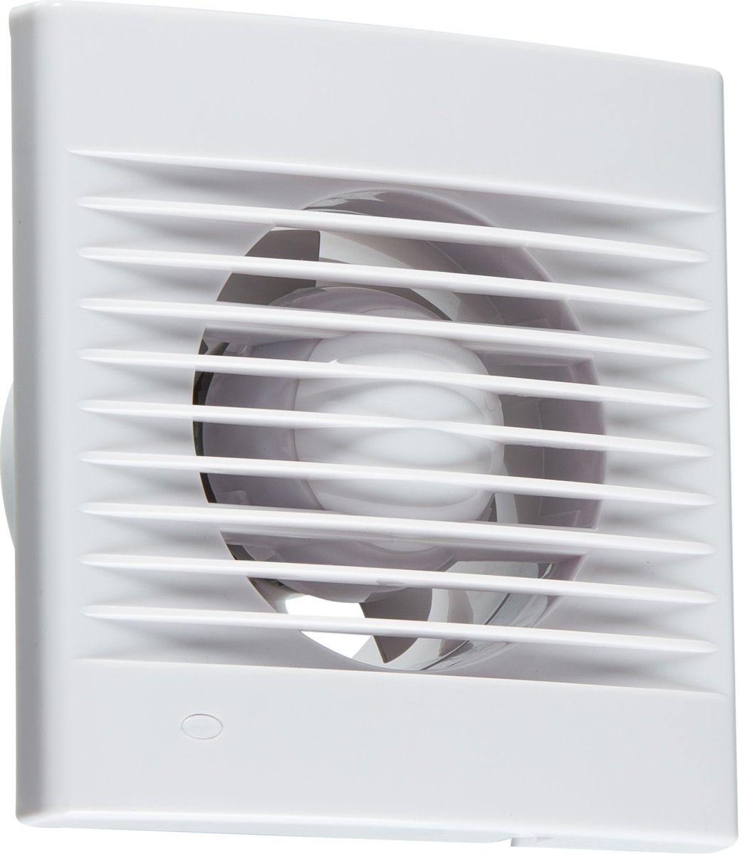 100mm/4 Inch Extractor Fan with Overrun Timer - White