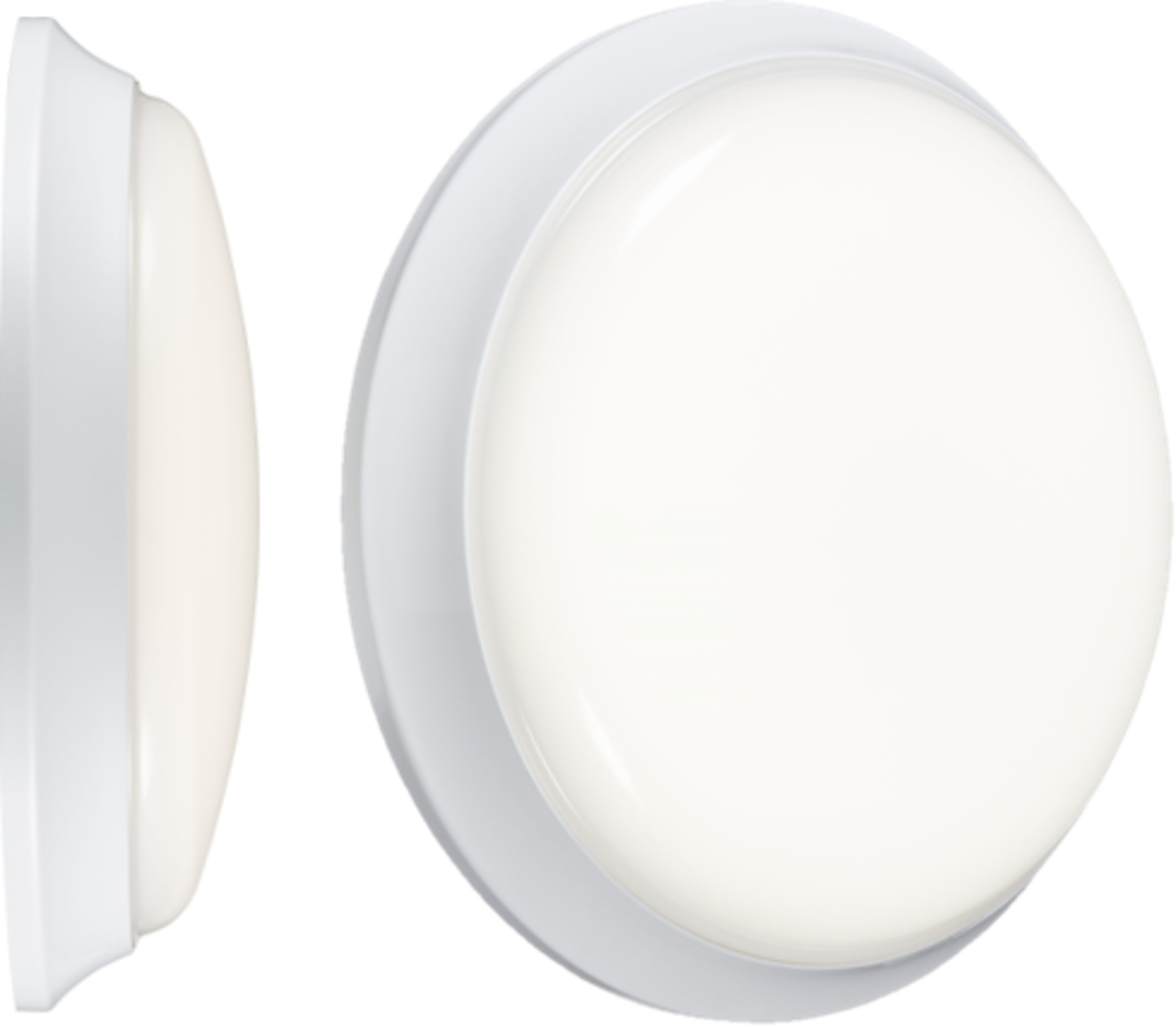 230V IP54 14W LED Bulkhead with Sensor - Cool White