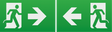 Running Man Legend Kit of 2 with Left/Right Facing Arrow