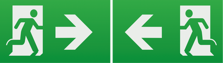 Running Man Legend Kit of 2 with Left/Right Facing Arrow