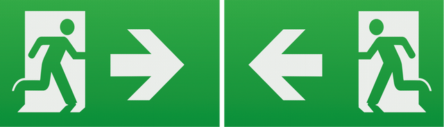 Running Man Legend Kit of 2 with Left/Right Facing Arrow