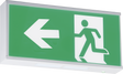 ML Accessories EMRUNL Running Man Legend with Left Facing Arrow Sign