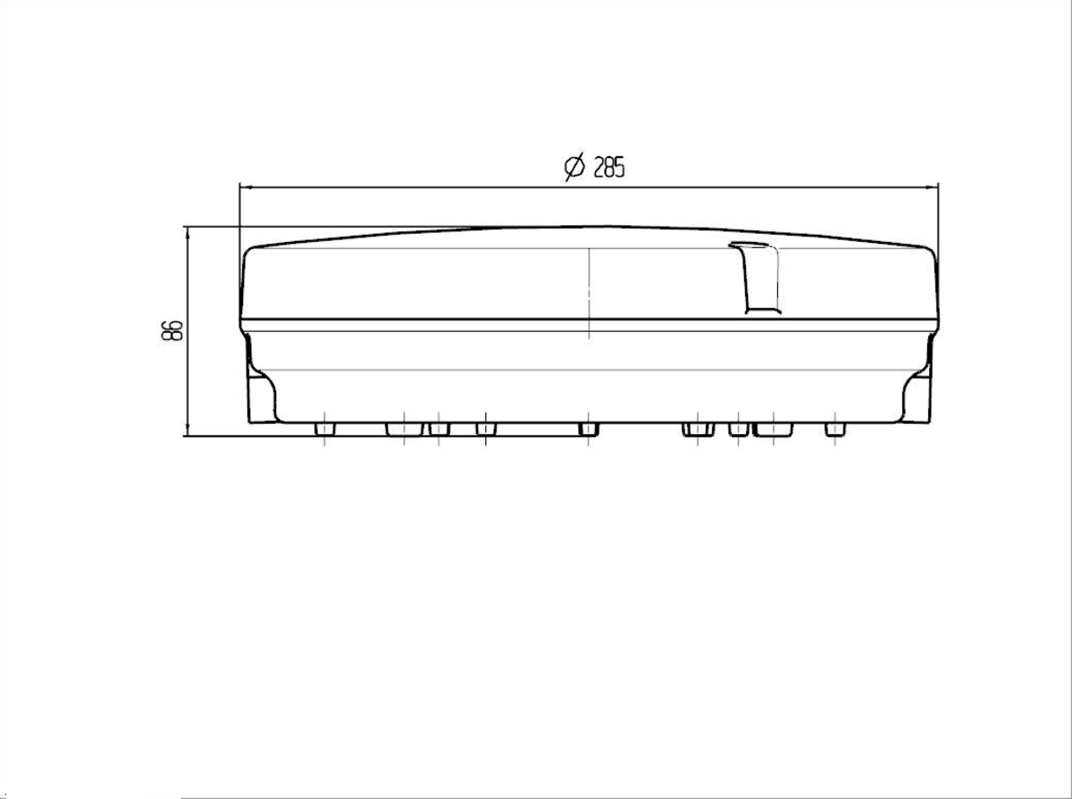 Alternative view of 230V IP65 14W LED Emergency Bulkhead Light 4000K