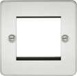 2G Modular Faceplate - Polished Chrome