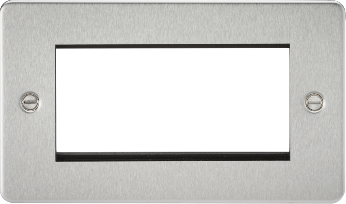 4G Modular Faceplate - Brushed Chrome
