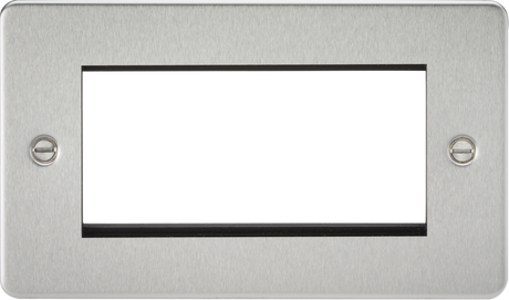 4G Modular Faceplate - Brushed Chrome