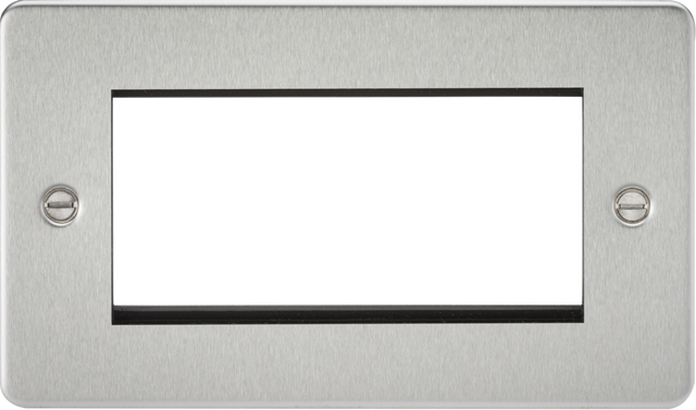 4G Modular Faceplate - Brushed Chrome