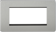 4G Modular Faceplate - Brushed Chrome