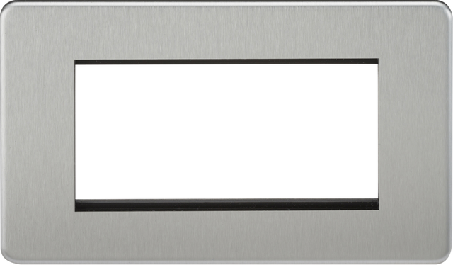4G Modular Faceplate - Brushed Chrome