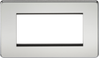 4G Modular Faceplate - Polished Chrome
