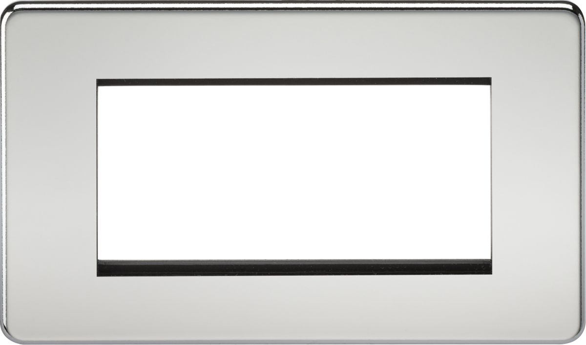 4G Modular Faceplate - Polished Chrome